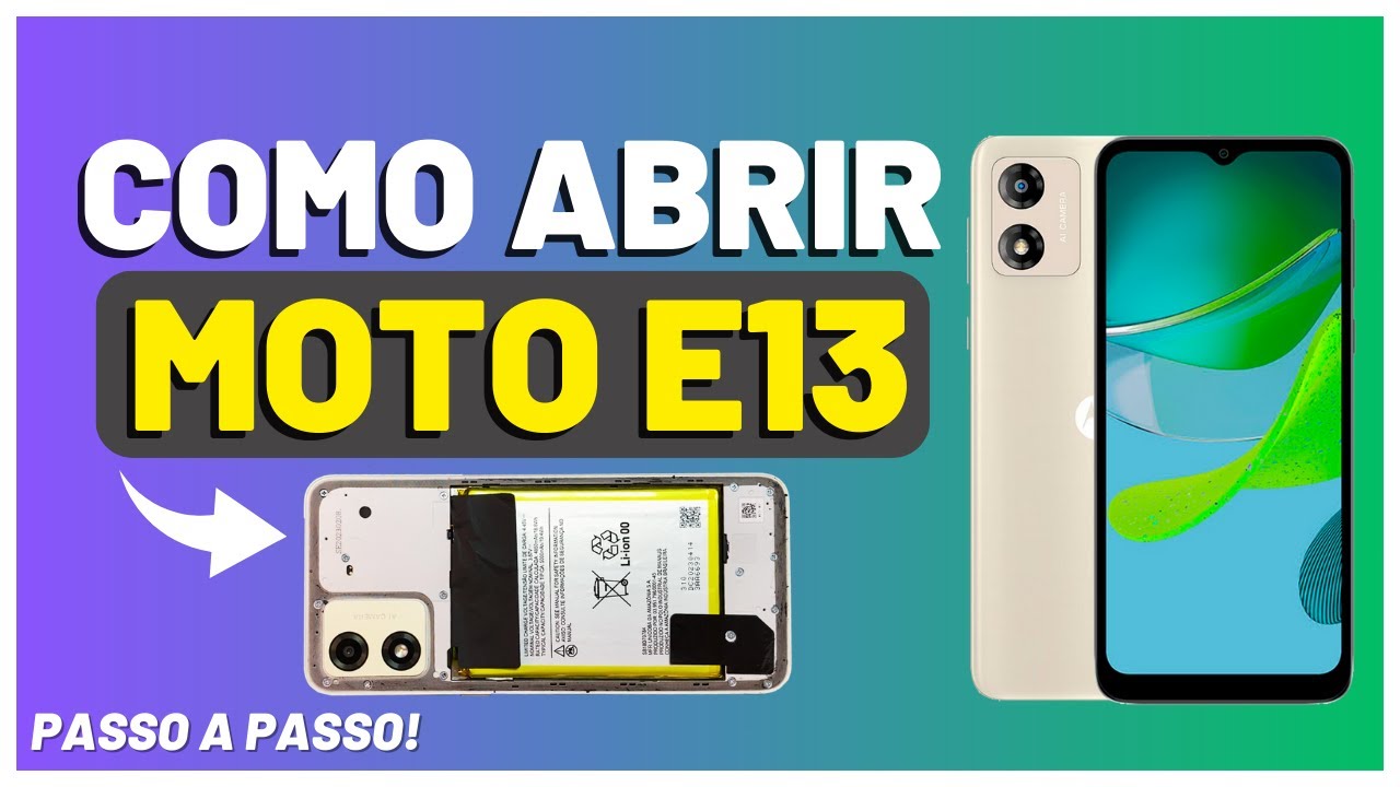 COMO ABRIR MOTO E13 PARA TROCAR TELA, CONECTOR, BATERIA E COMPONENTES!