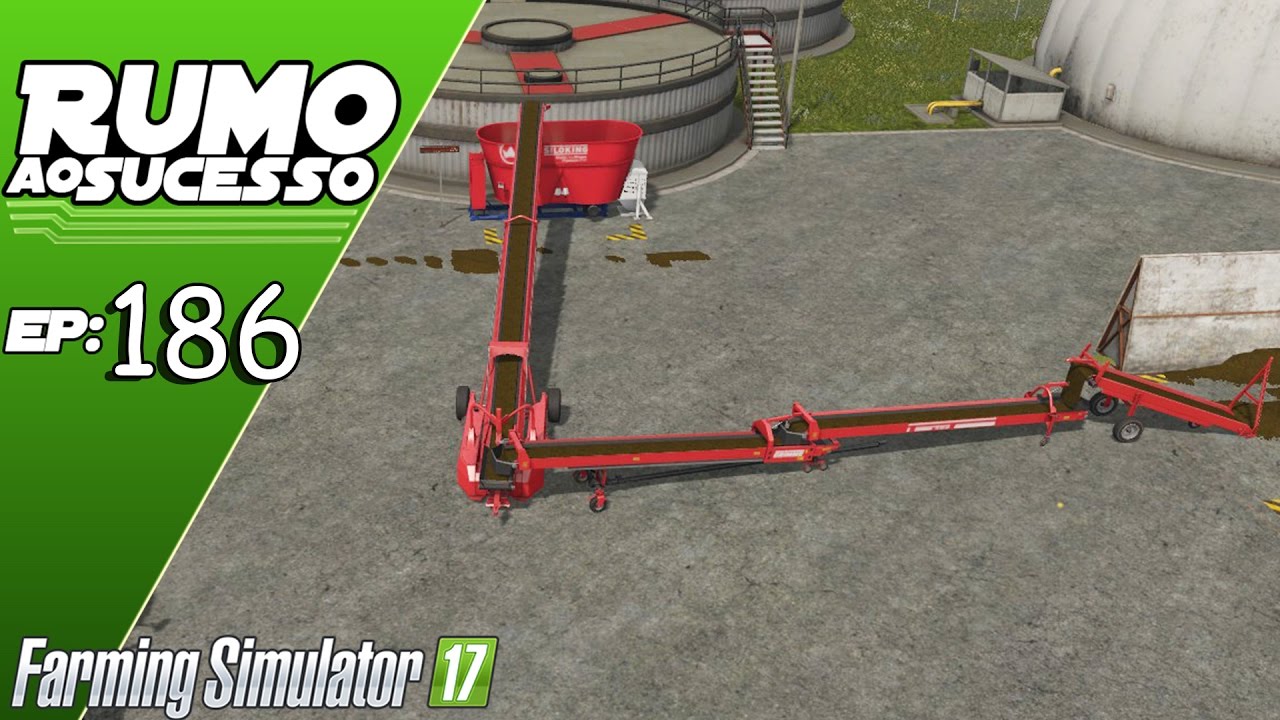 VENDENDO SILAGEM COM AS ESTEIRAS! | FARMING SIMULATOR 17 #186 | PT-BR |