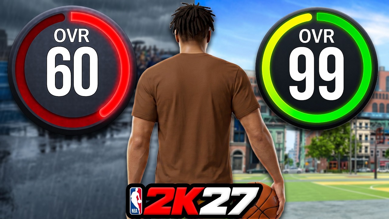 Прокачка с 60 до 99 очков без вложений в NBA 2K27 | Эп. 1