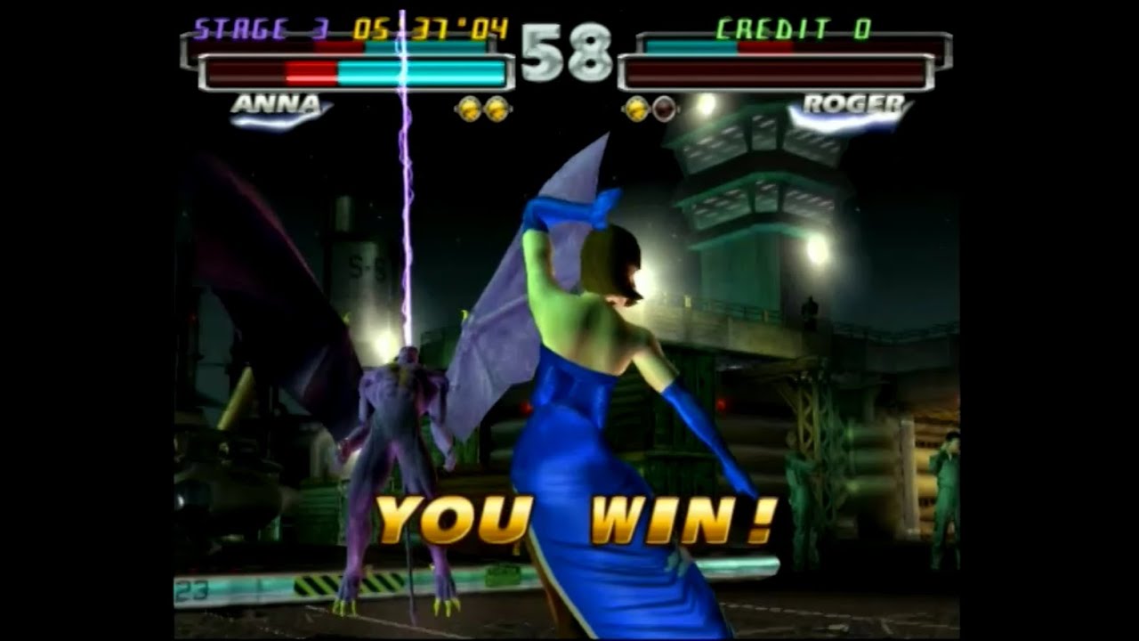 Tekken Tag Tournament PS2 - Arcade Mode with Devil Kazuya & Anna