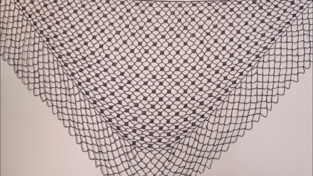 velo tejido a crochet