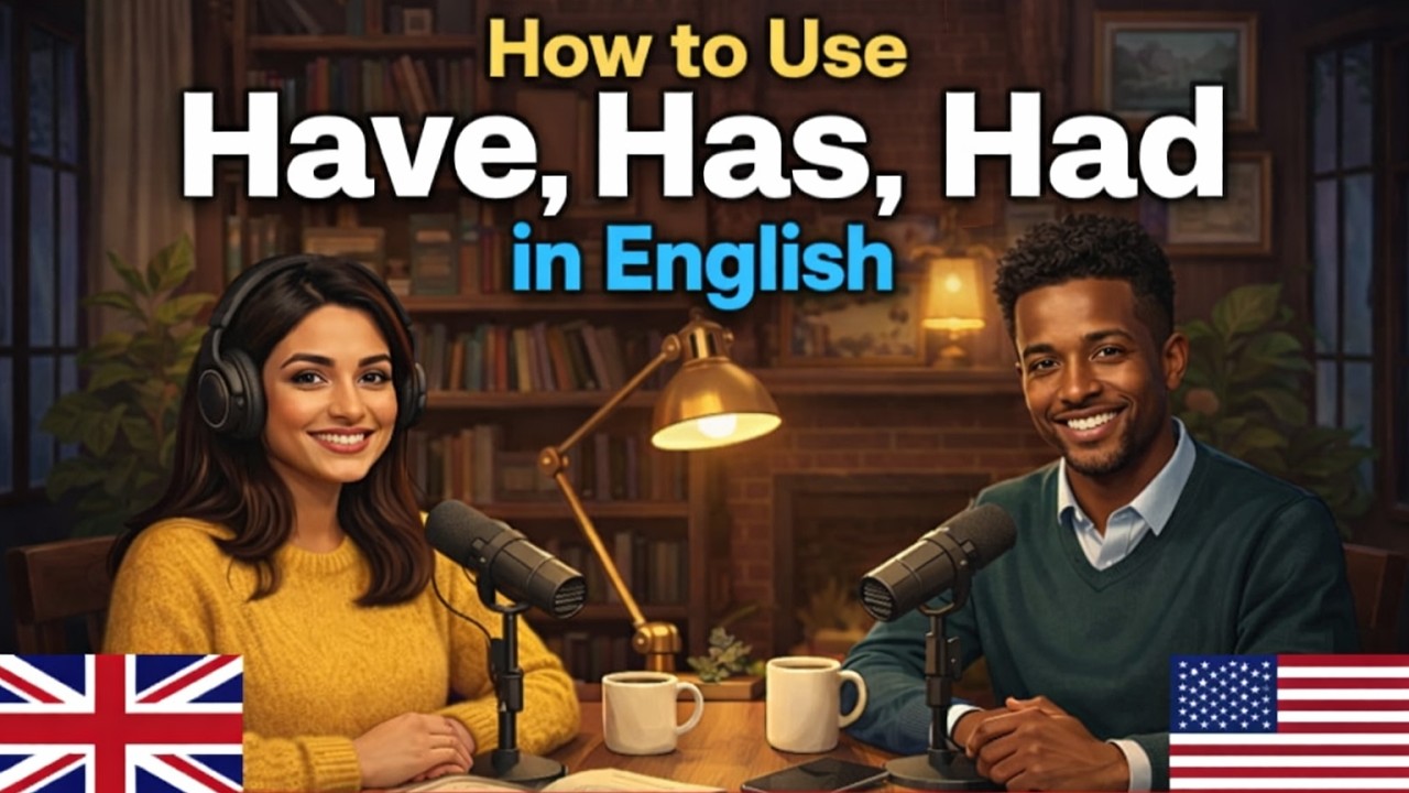 How to Use Have, Has, Had in English | English Conversation Practice for Beginners