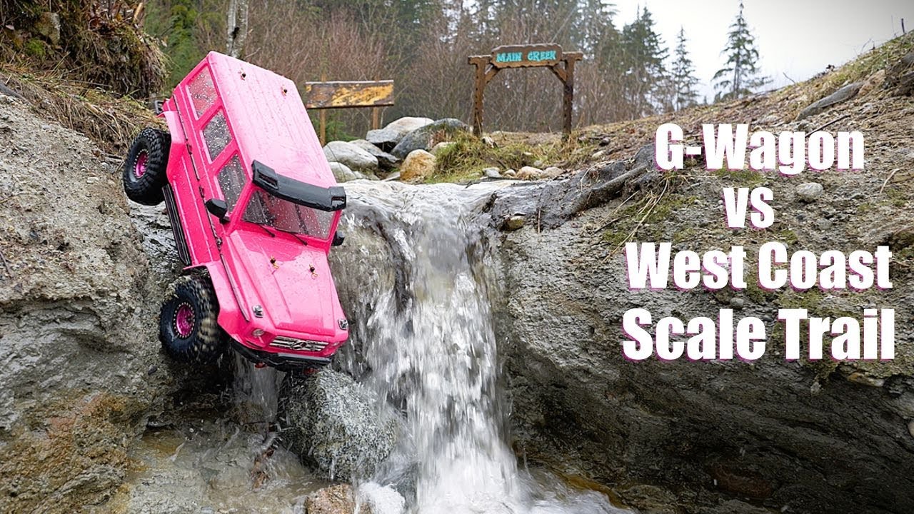 Mercedes G Wagon VS  West Coast Scale Trail #rccrawler #rccar #mercedes #gwagon #traxxas #rccars