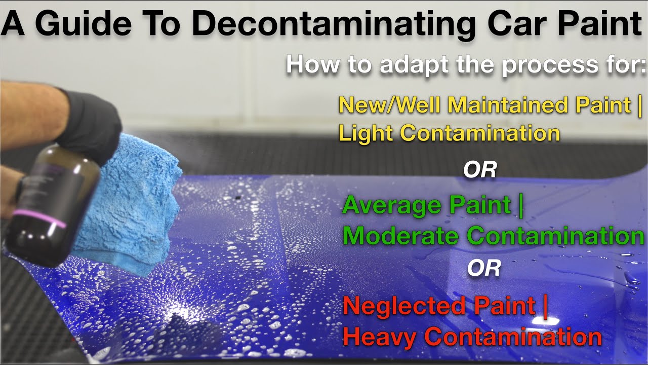 A Guide To Decontaminating Car Paint | The What's, Why's & How's