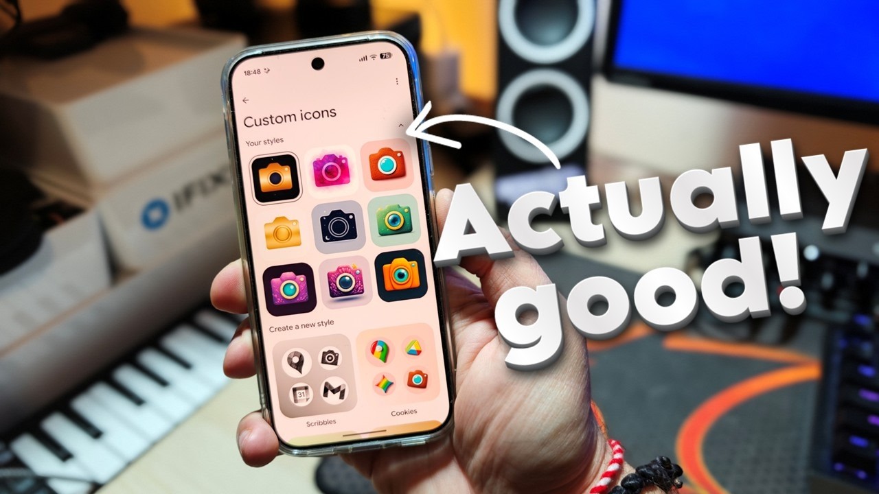 Google Pixel Android 16 Custom AI Icons are Actually GOOD!