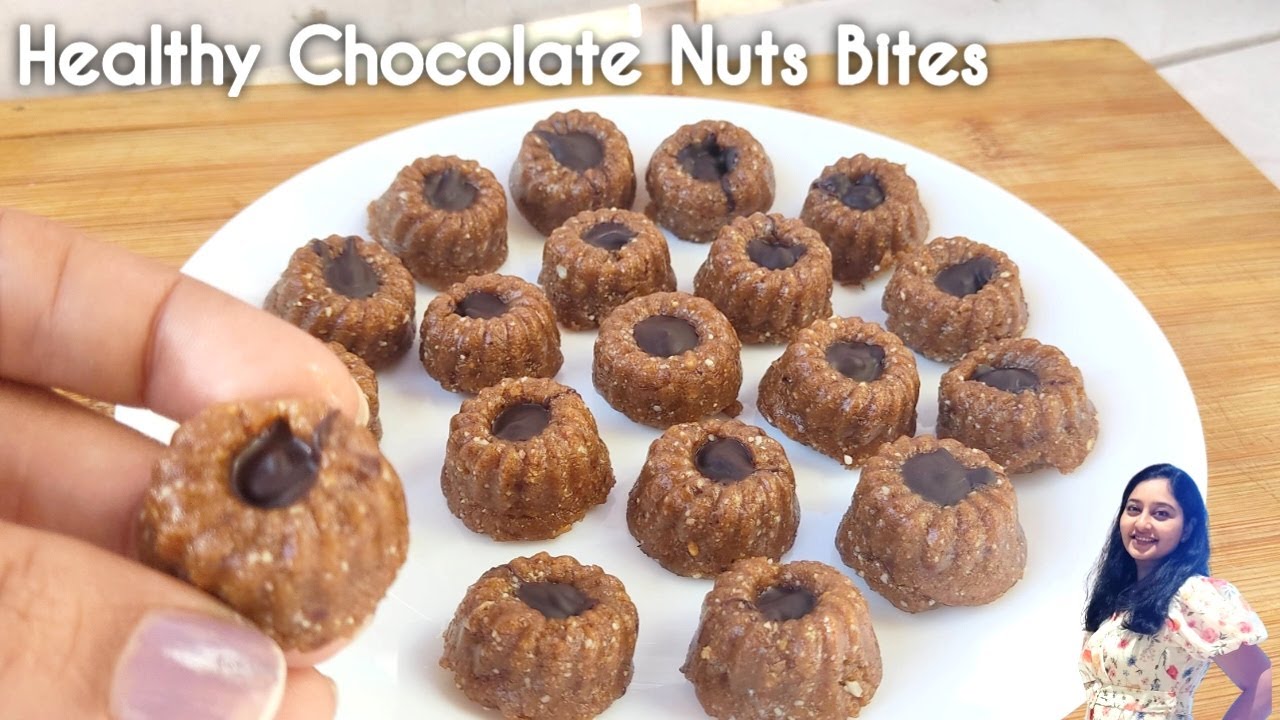 Protein-Rich Mini Chocolate Nut Bites | Kids Friendly