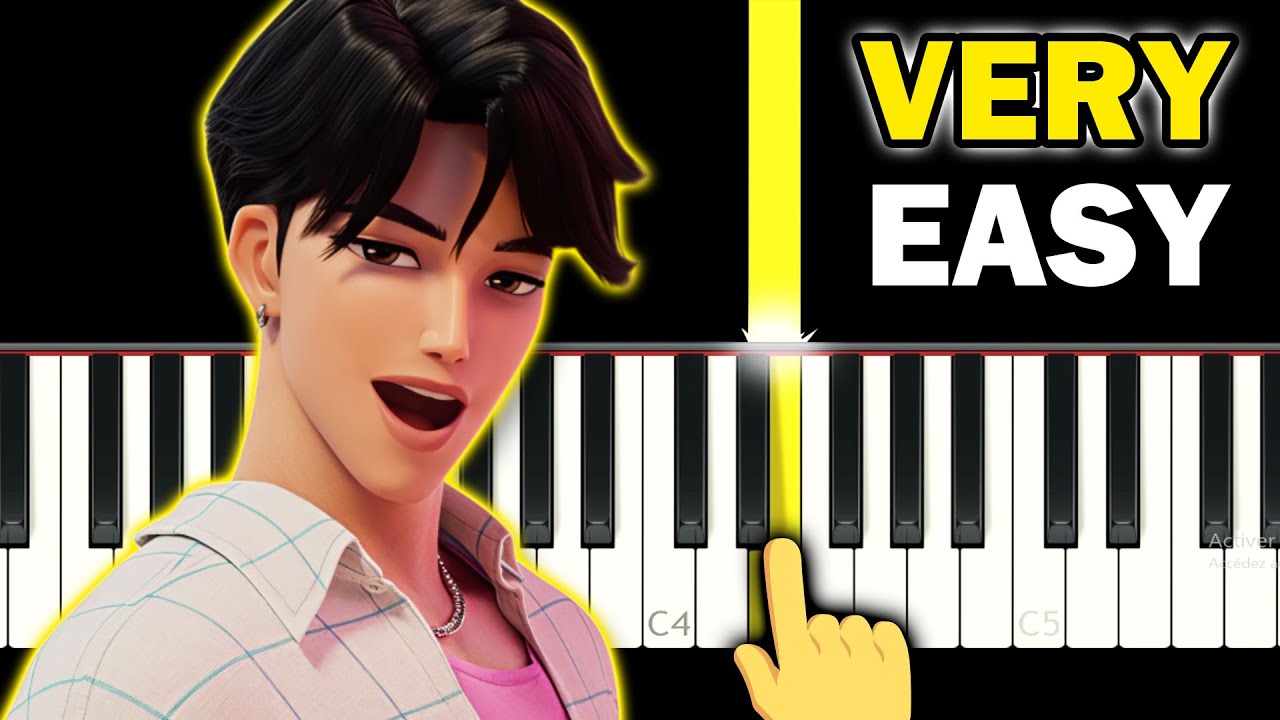 Soda Pop - Saja Boys (KPOP Demon Hunters) - VERY EASY Piano tutorial