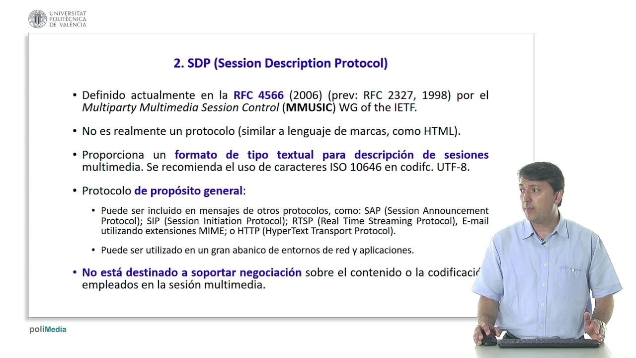 Protocolo SDP |  | UPV