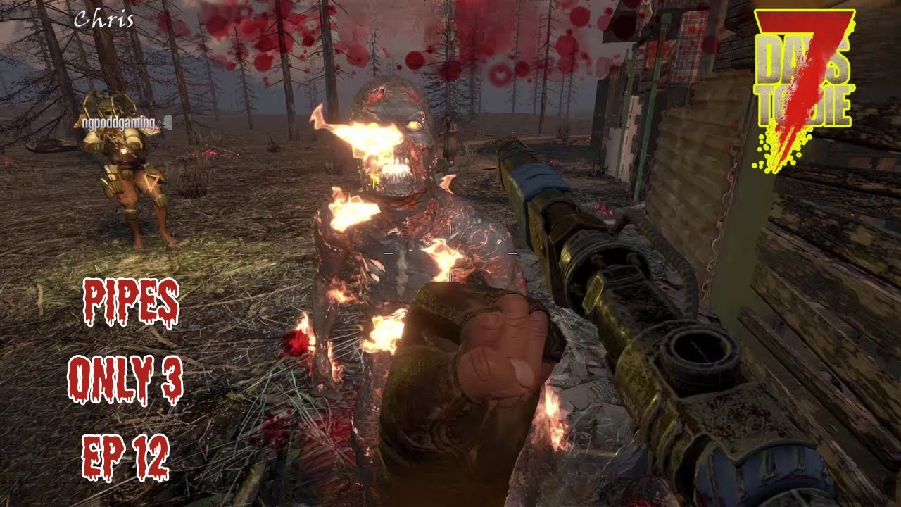 Мы сошли с ума в СГОРЕВШЕМ ЛЕСУ 7DTD