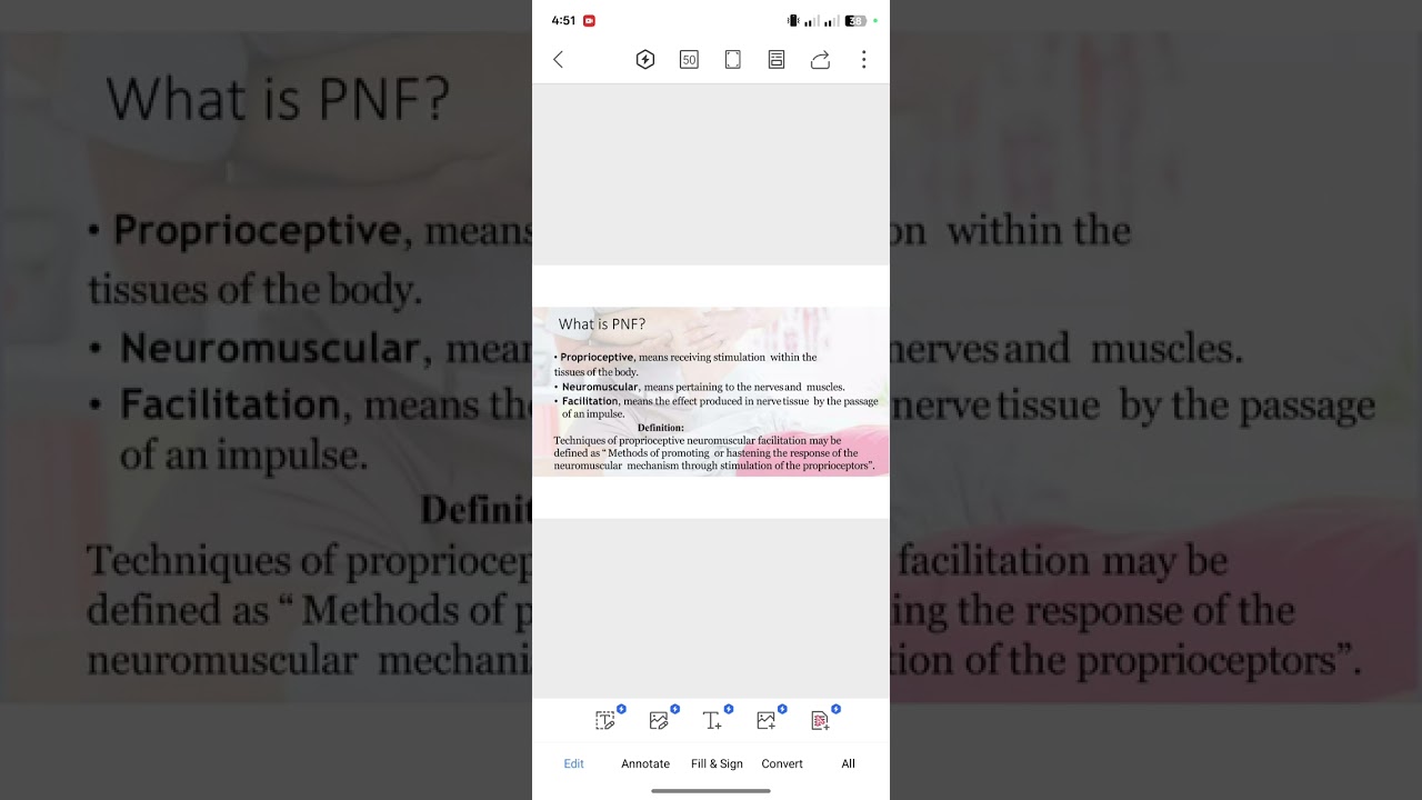 PNF introduction (Proprioceptive neuromuscular facilitation)