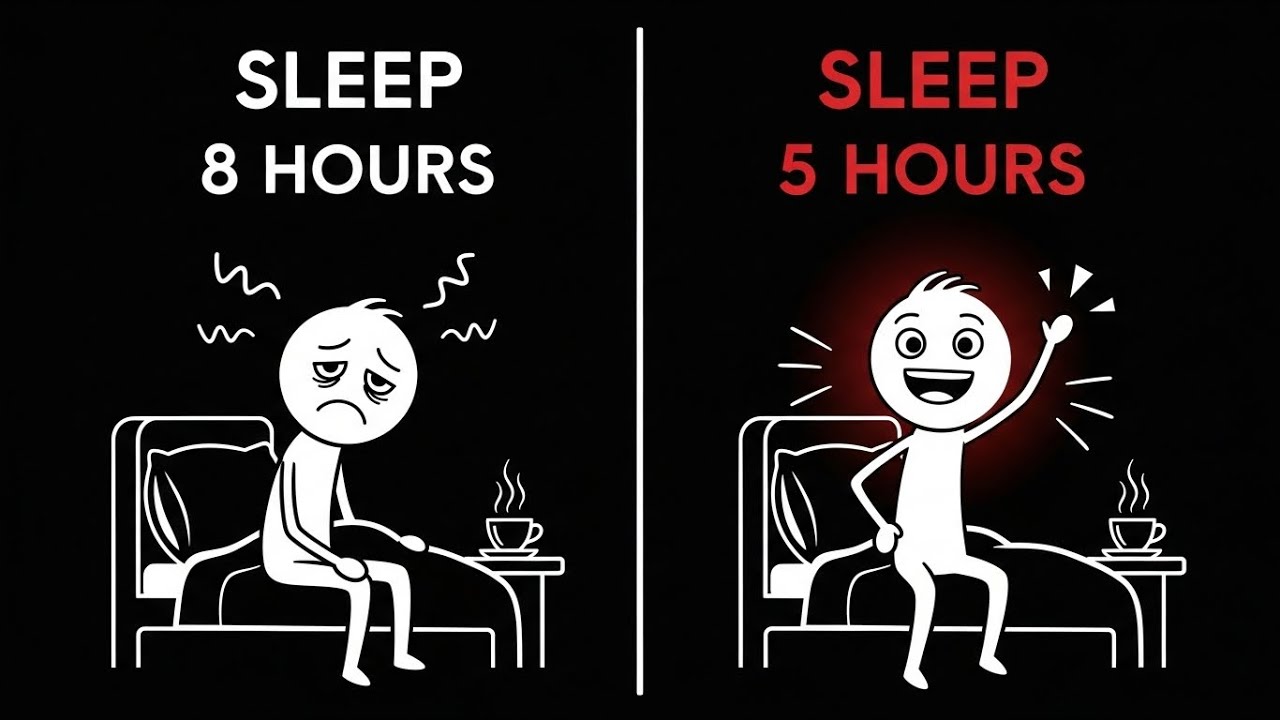 How to sleep less hours and wake up fresh !! 