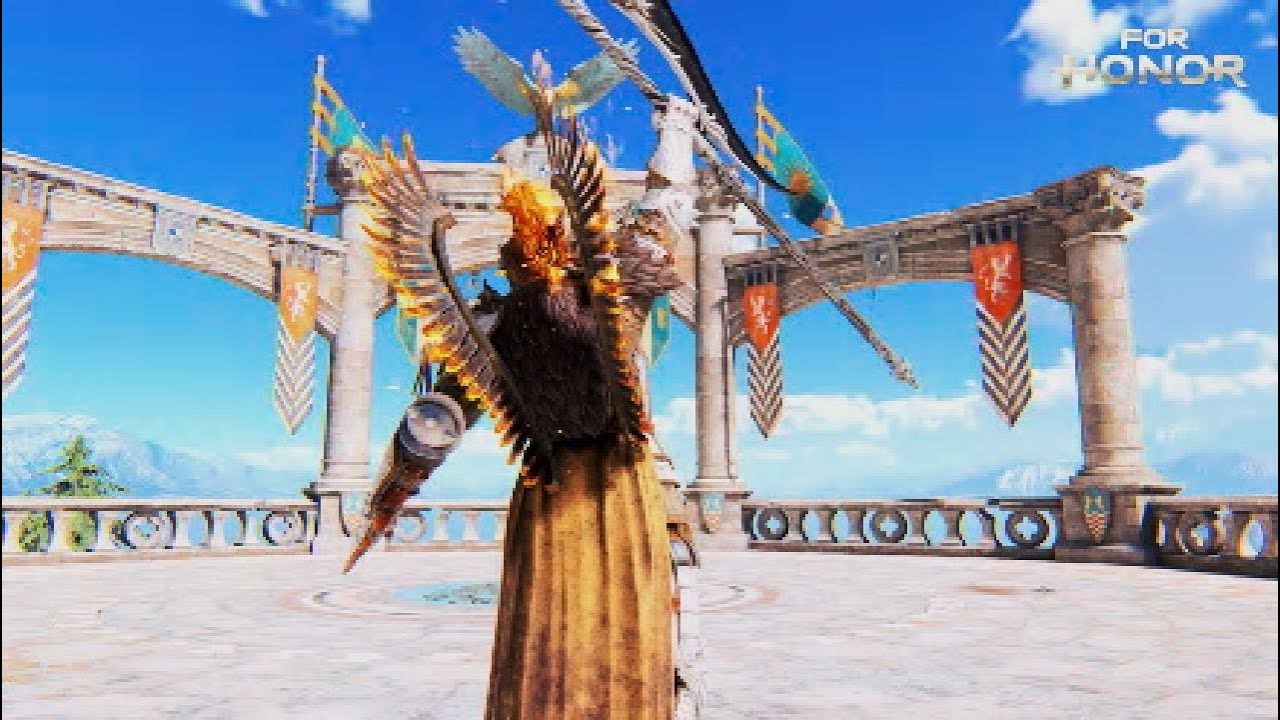 Playing Games With Gryphon's *NEW* Legendary Hero Skin: The Scorching Herald! | #ForHonor