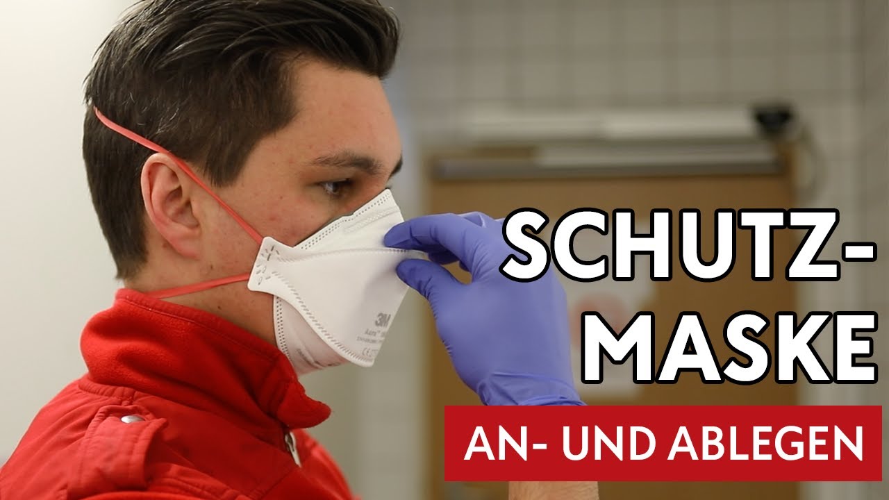 Richtiges An- & Ablegen von gebrauchten Schutzmasken