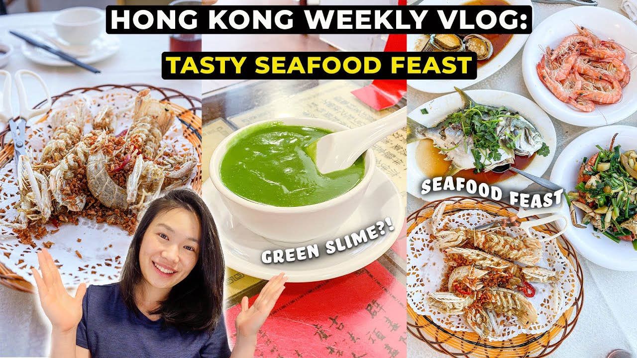 HONG KONG Weekly VLOG: Seafood FEAST at Sai Kung, Eating SLIME & UNESCO Geopark East Dam Hike!
