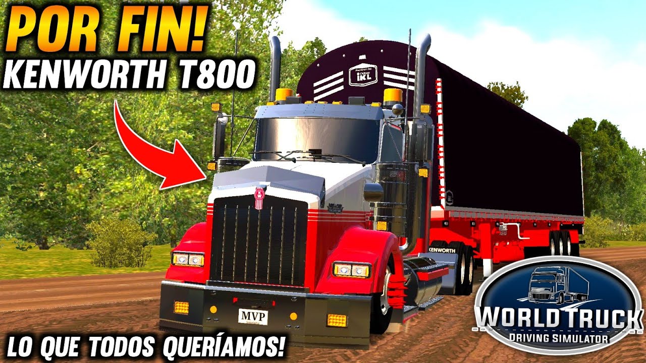 😱 Por Fin! tenemos Kenworth t800 Colombiana y trailers carpado - World Truck Driving simulador