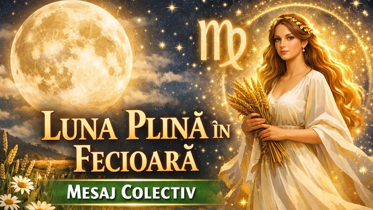Luna Plină în Fecioară ♍/ Mesaj Colectiv.