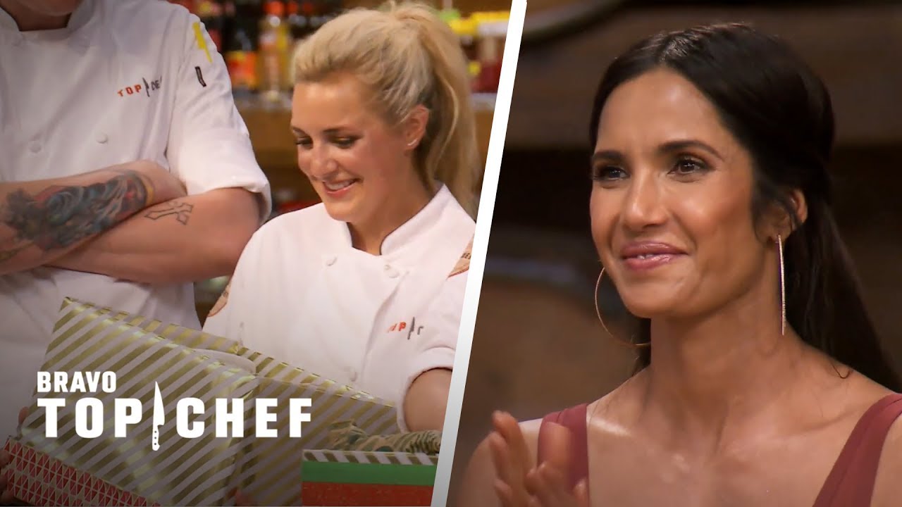White Elephant Christmas Box Steal Challenge | Quickfire Challenge | Top Chef: Kentucky