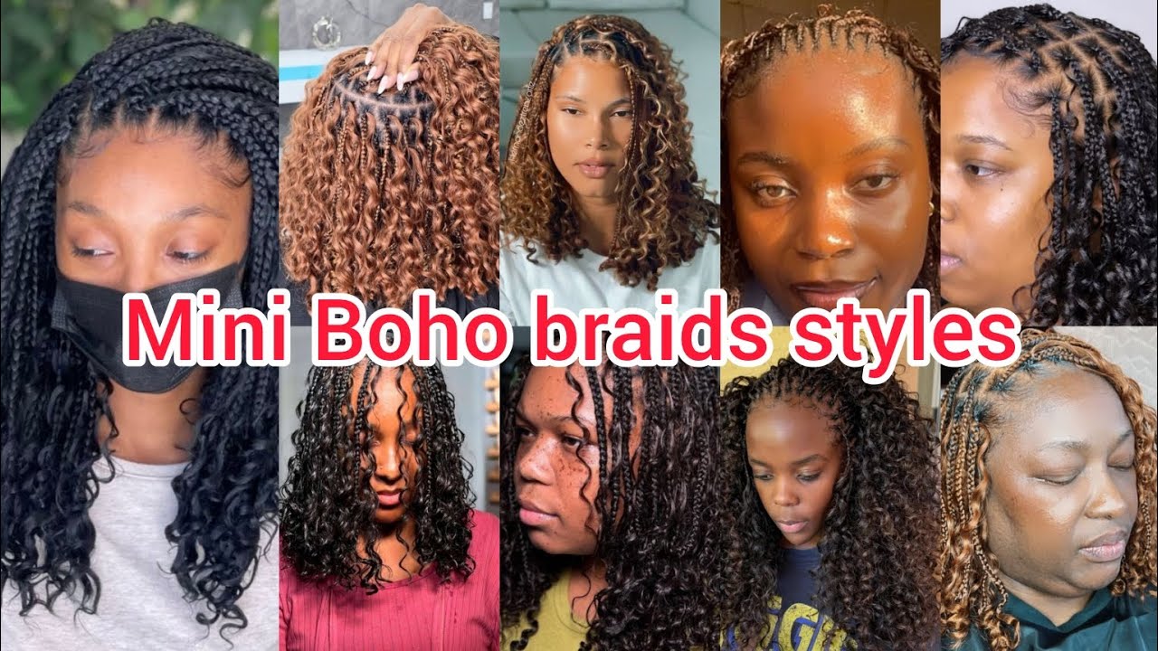 MINI BOHO KNOTLESS BRAIDS HAIRSTYLES 2026 | MINI BOHO BRAID STYLES FOR QUEENS