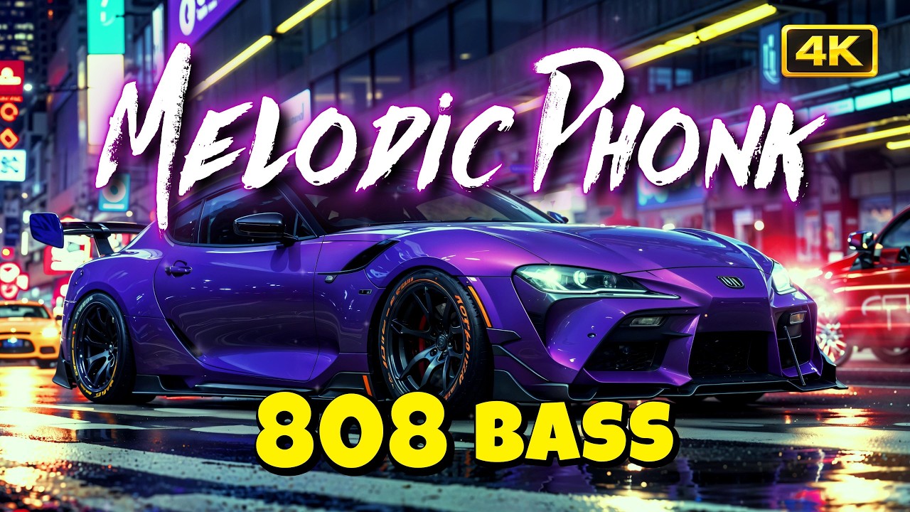 4K Melodic Drift Phonk | Distorted 808 City Night Drive