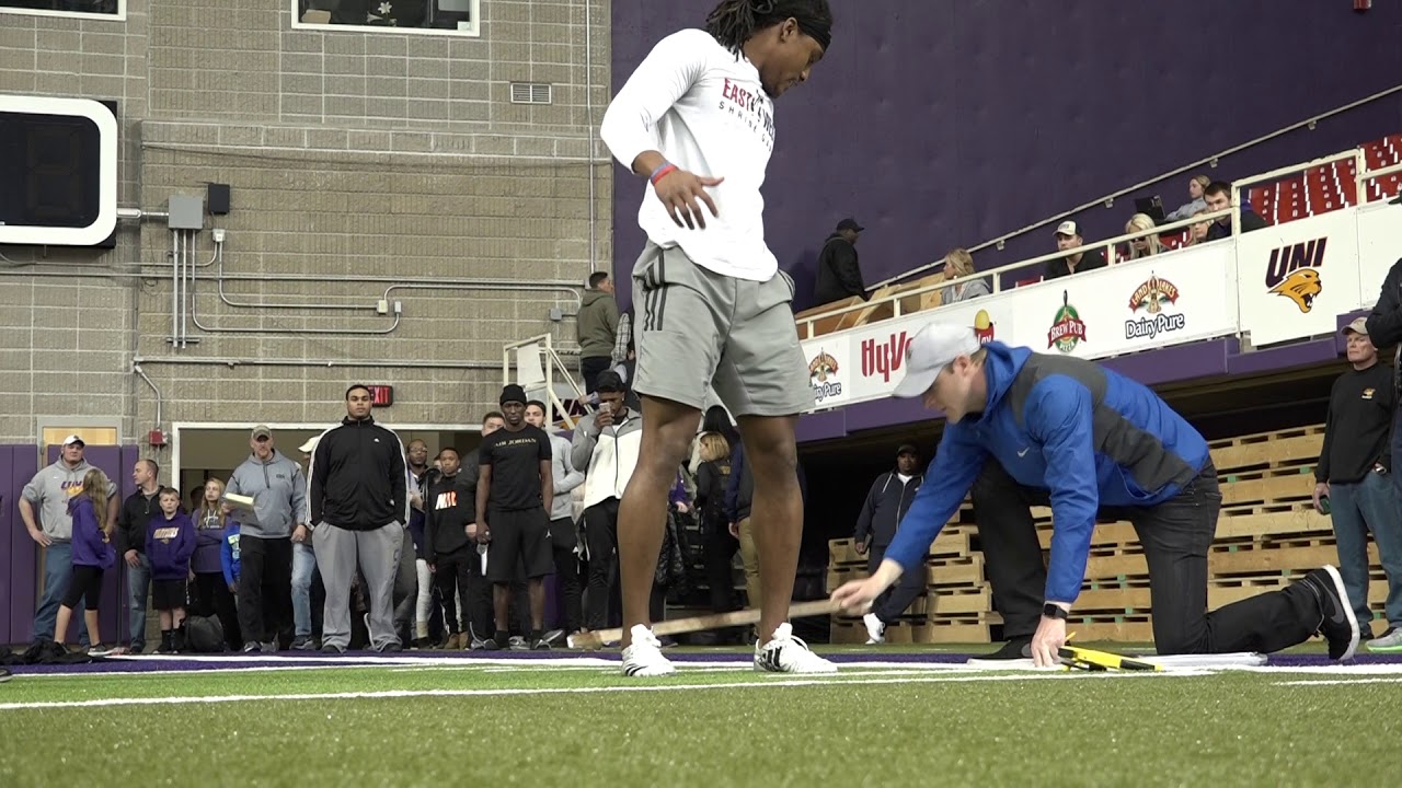 2018 UNI Football Pro Day - Daurice Fountain