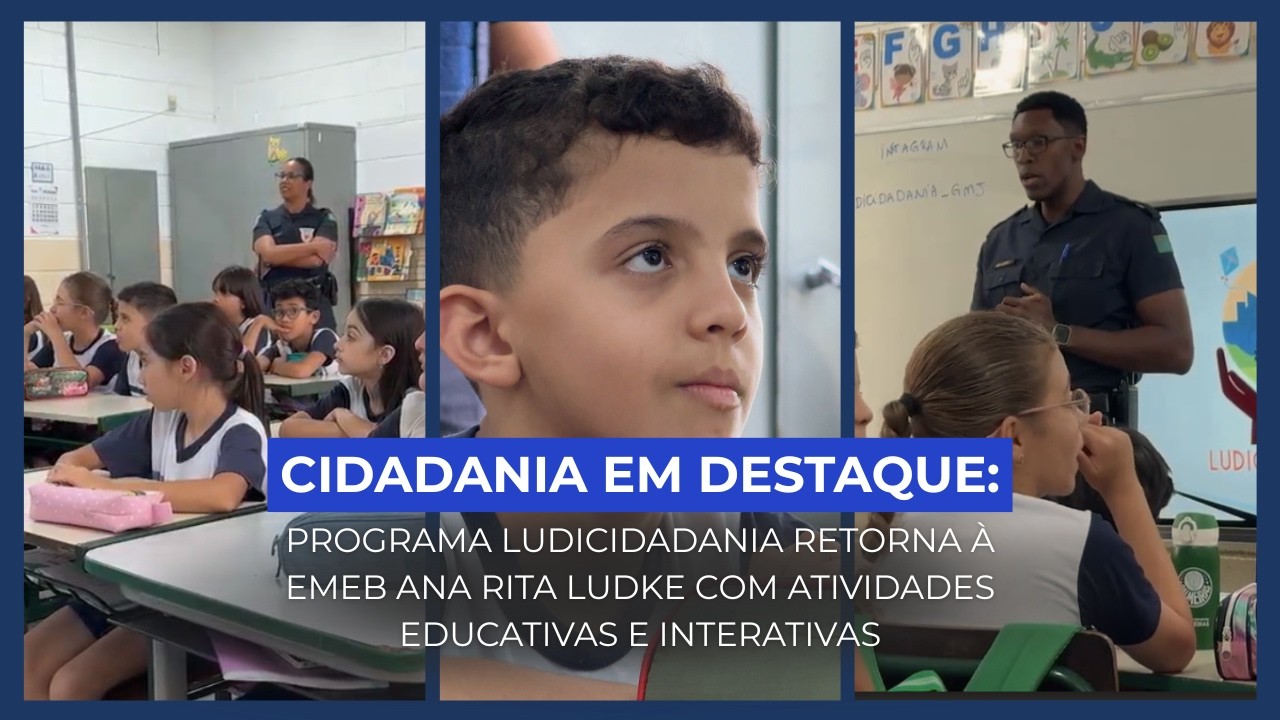 PROGRAMA LUDICIDADANIA RETOMA ATIVIDADES NA EMEB ANA RITA LUDKE | @TVTECJUNDIAÍ