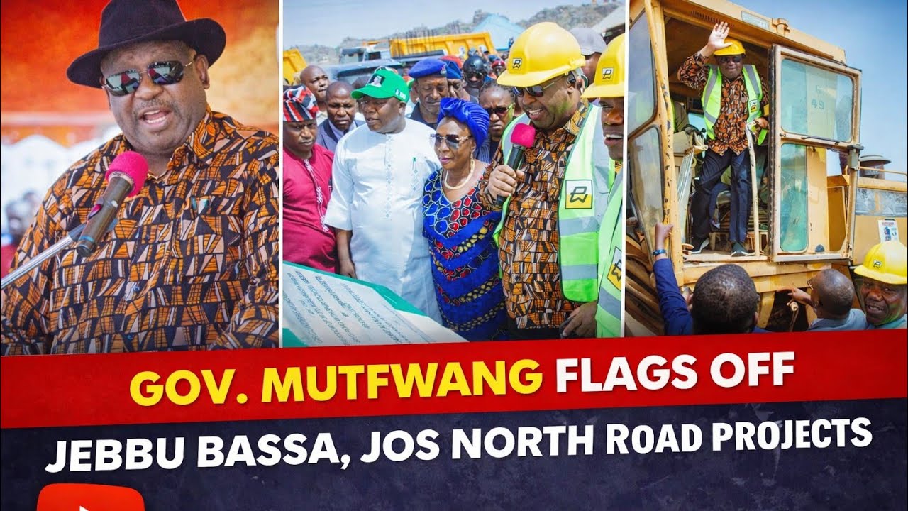 PLATEAU: Gov. Mutfwang Flags Off Jebbu Bassa, Jos North Road Projects 