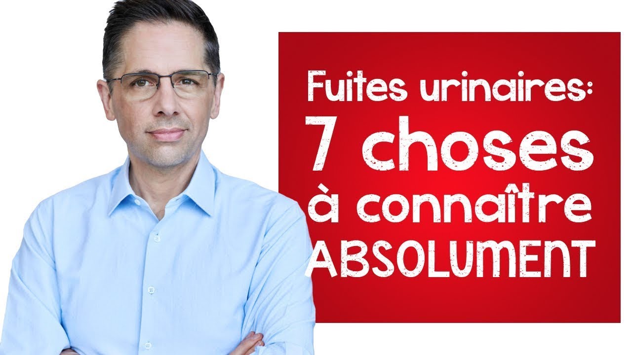 Fuites urinaires: 7 choses que vous devriez ABSOLUMENT connaître