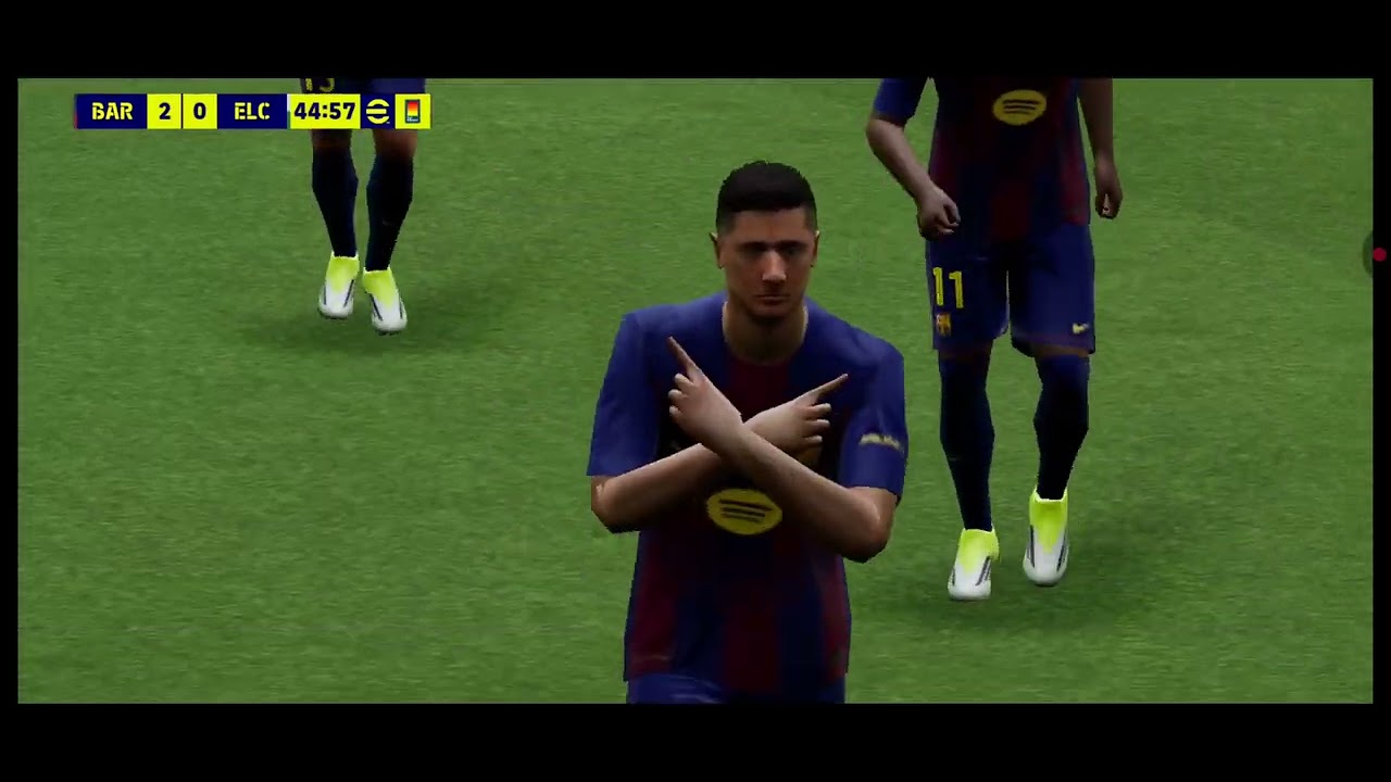 BARCELONA 3–1 ELCHE 🔥 Lewandowski BRACE | Messi 2 Assists | eFootball 2026 LaLiga