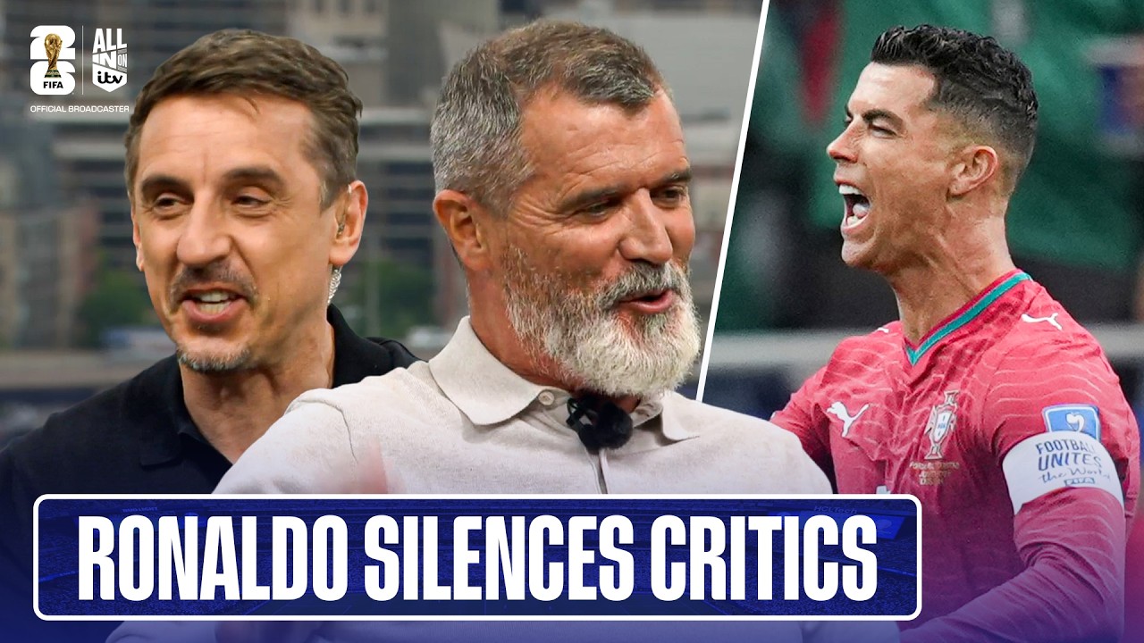 Keane, Neville & Ferguson React to Ronaldo's World Cup Brace