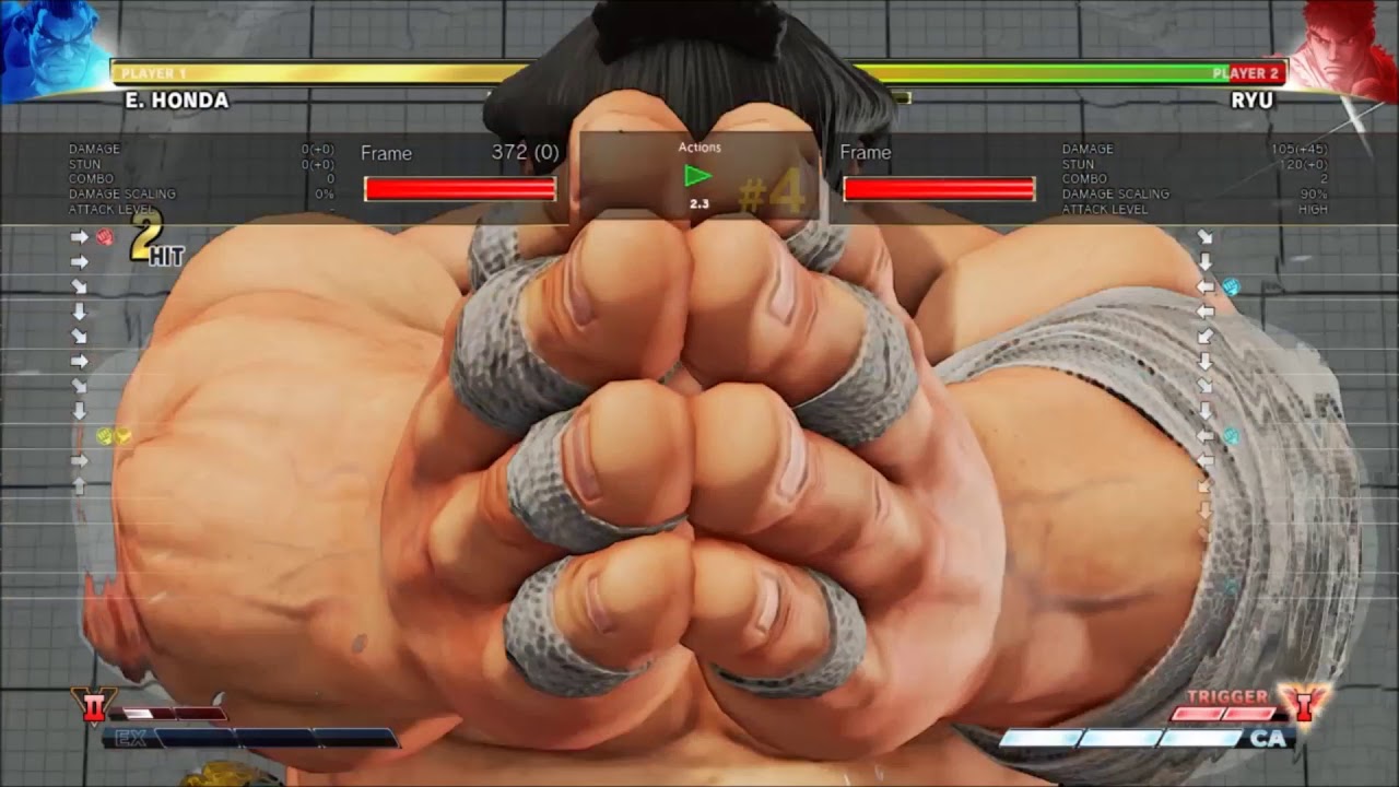 SFV: Assorted E. Honda Tech