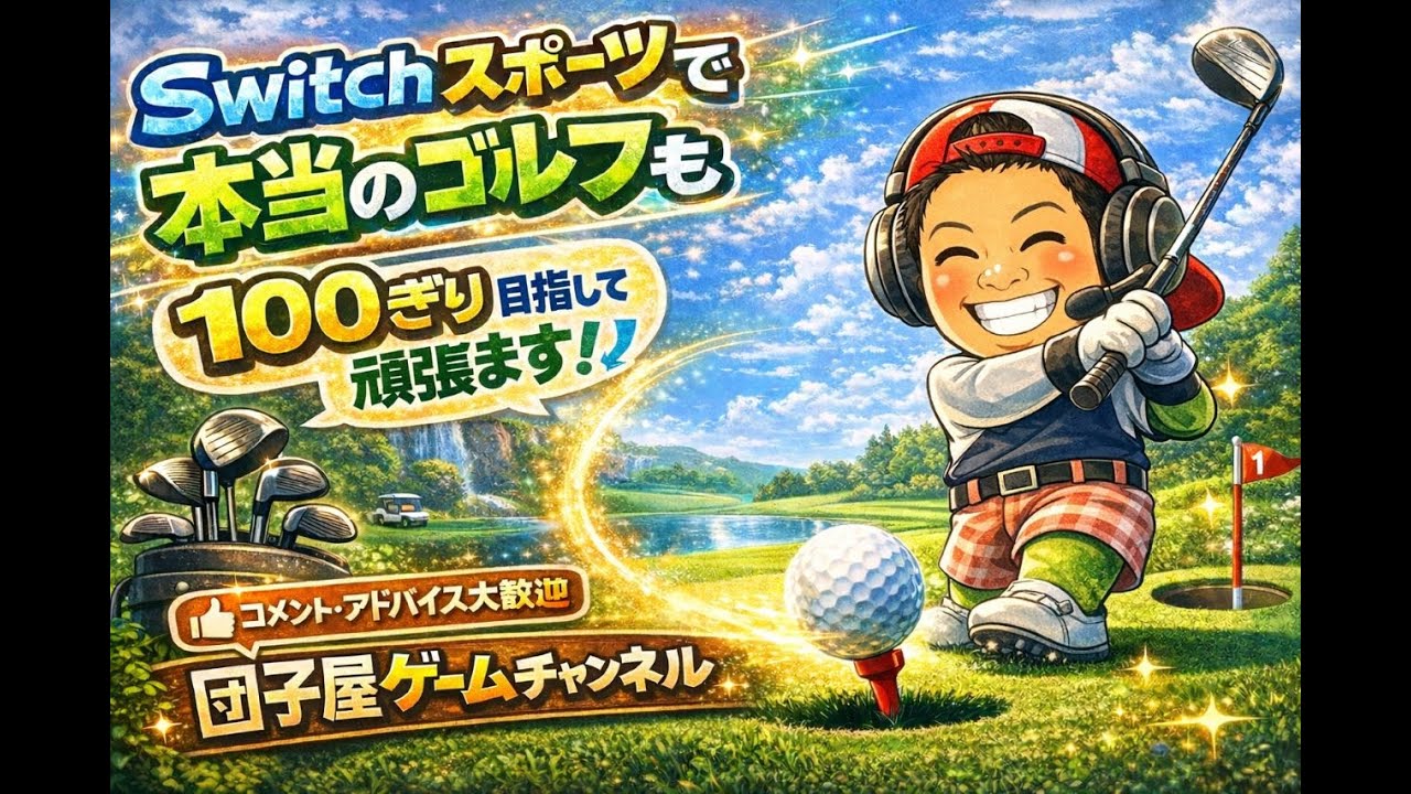 ニンテンドーSwitchSports　ゴルフ練習＃２　時々参加OKコメント大歓迎