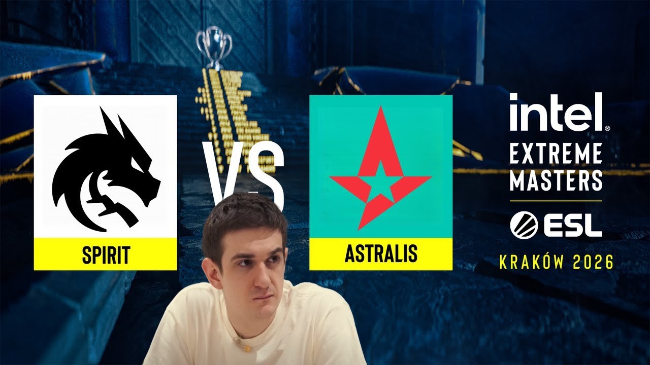 ЭВЕЛОН СМОТРИТ  TEAM SPIRIT VS ASTRALIS BLAST IEM KRAKOW 2026 ЧЕТВЕРТЬФИНАЛ ft. БУСТЕР, ЛИКС, ЧОППЕР