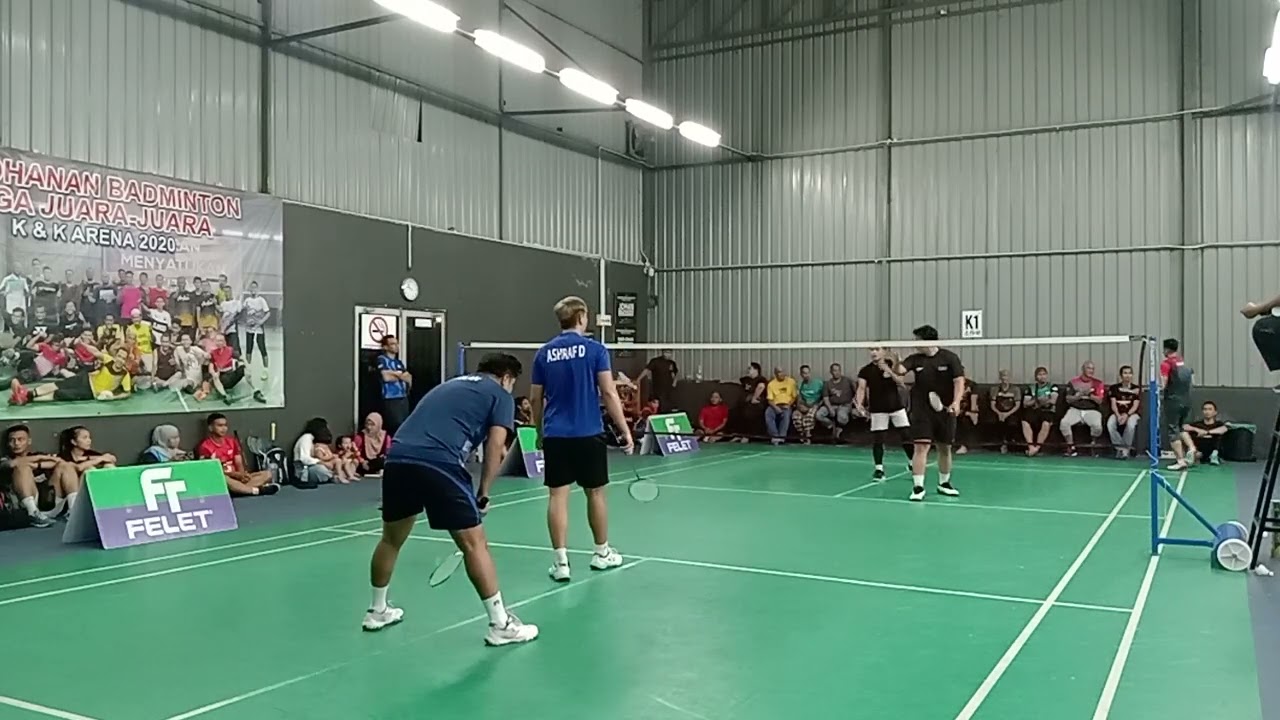 Badminton Friendly Match Men's Open - Ashraf Danial / Eizlan Shah Vs Izzat Farhan / Amir Syazwan