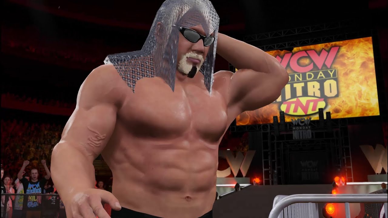WCW 2K16 PC - Scott Steiner VS Goldberg