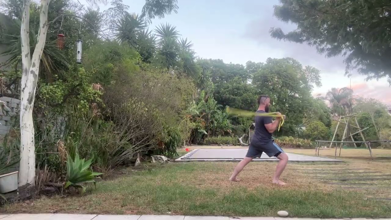 JF26 .014 - Basic Rope Flow in basic karate stances 