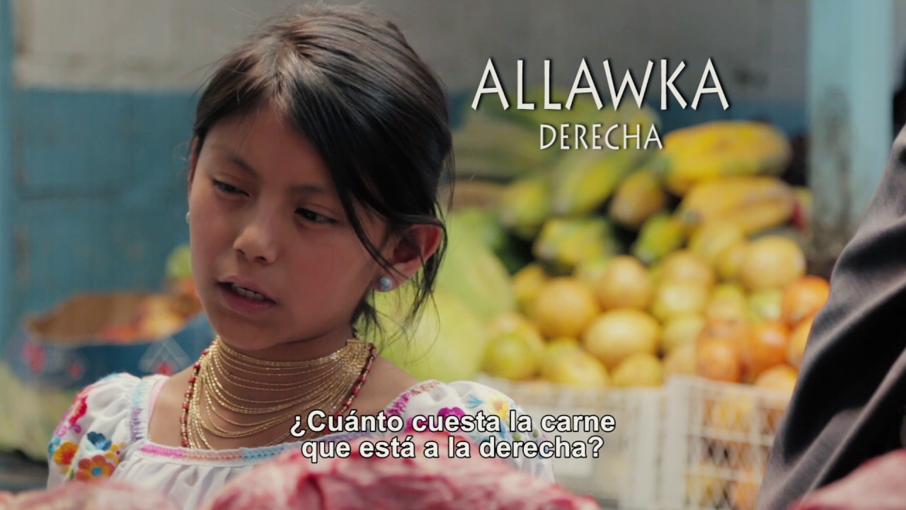 La ubicación, tamaño y cantidad en kichwa (Mishki Shimi).