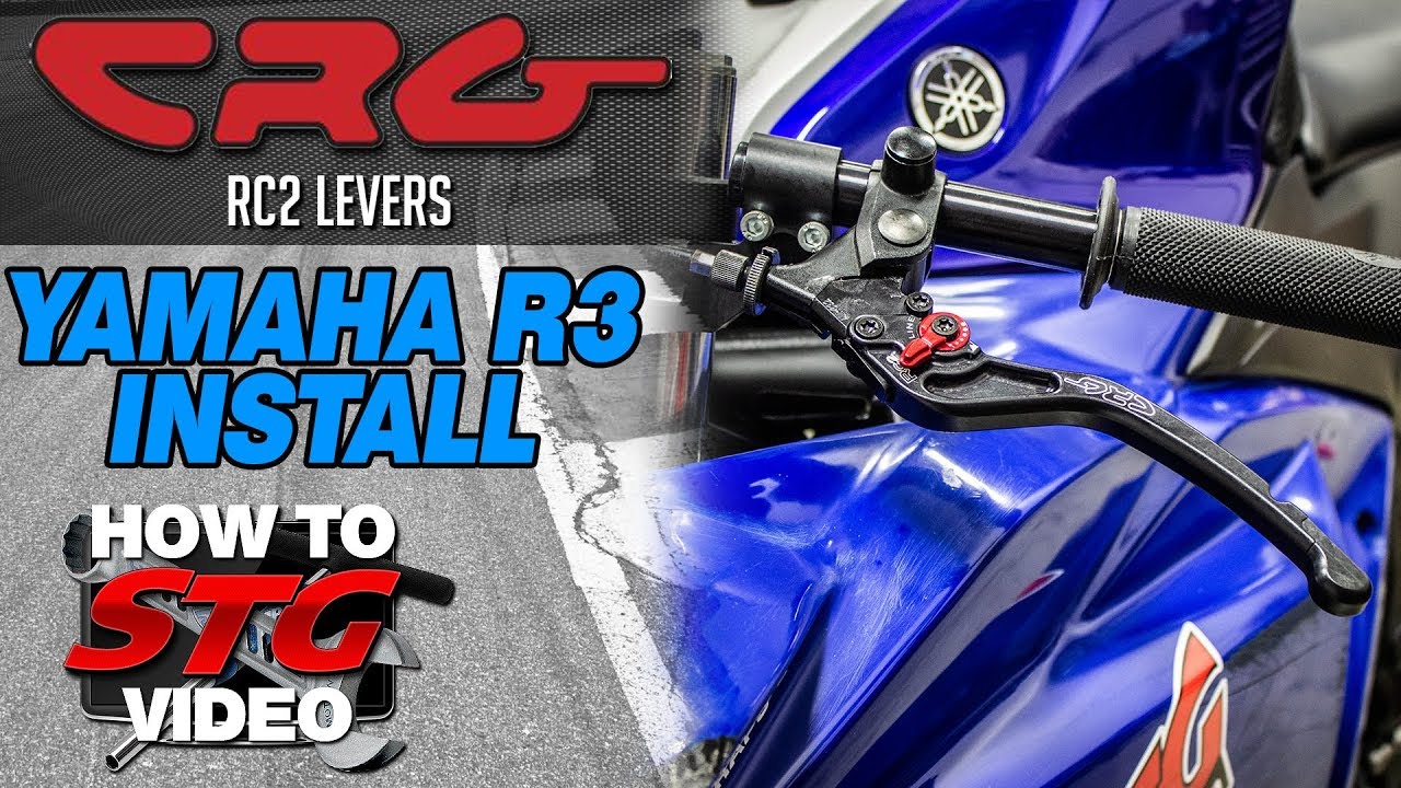 CRG Yamaha R3 RC2 Lever Install | Sportbike Track Gear