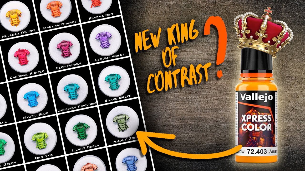 Обзор XPRESS COLOR: лучшая альтернатива Contrast с одним недостатком. Vallejo бьет по полной!
