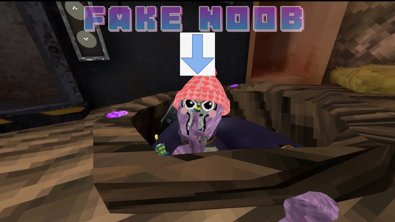 Pretending to be a noob in a noob server in gorilla tag #gorillatag #gtag #vr 