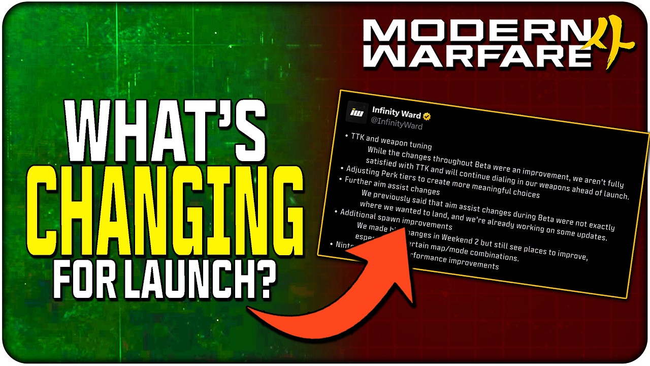 Some Key Changes Coming to Modern Warfare 4 for Launch!