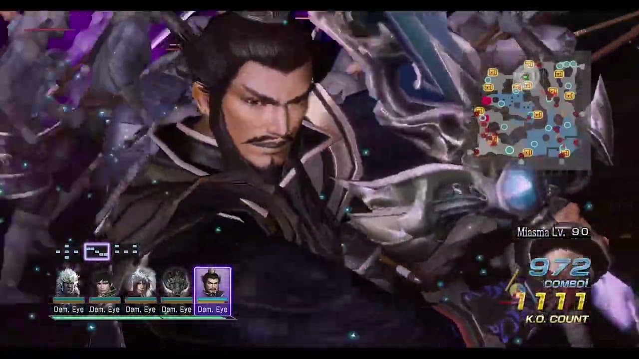 Warriors Orochi 3 Ultimate Gauntlet mode Itsukushima 10 Star Red name Cao Cao Solo Gameplay