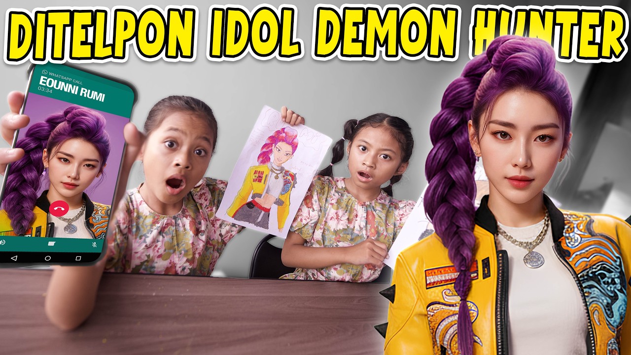 GAK NYANGKA ALUNA DAN AMANDA DI TELEPON KPOP DEMON HUNTER!! KAGET BANGET!!
