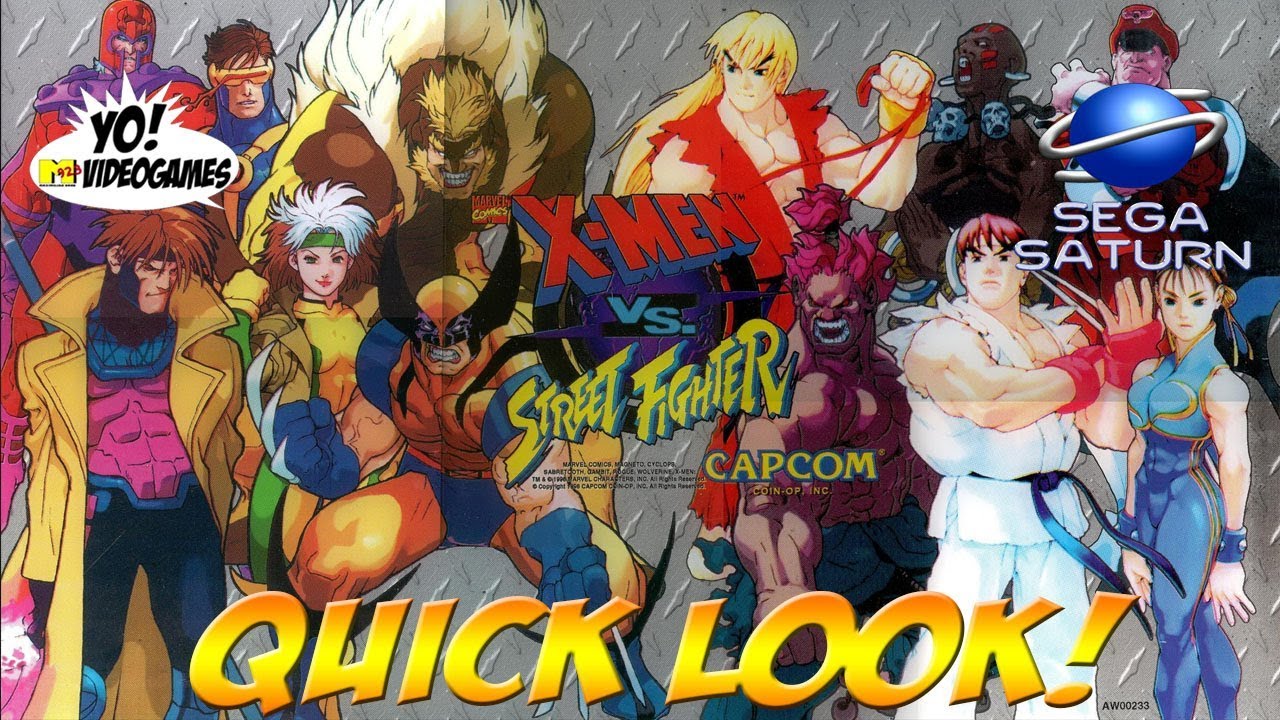 Sega Saturn Anniversary! X-Men vs Street Fighter! - YoVideogames