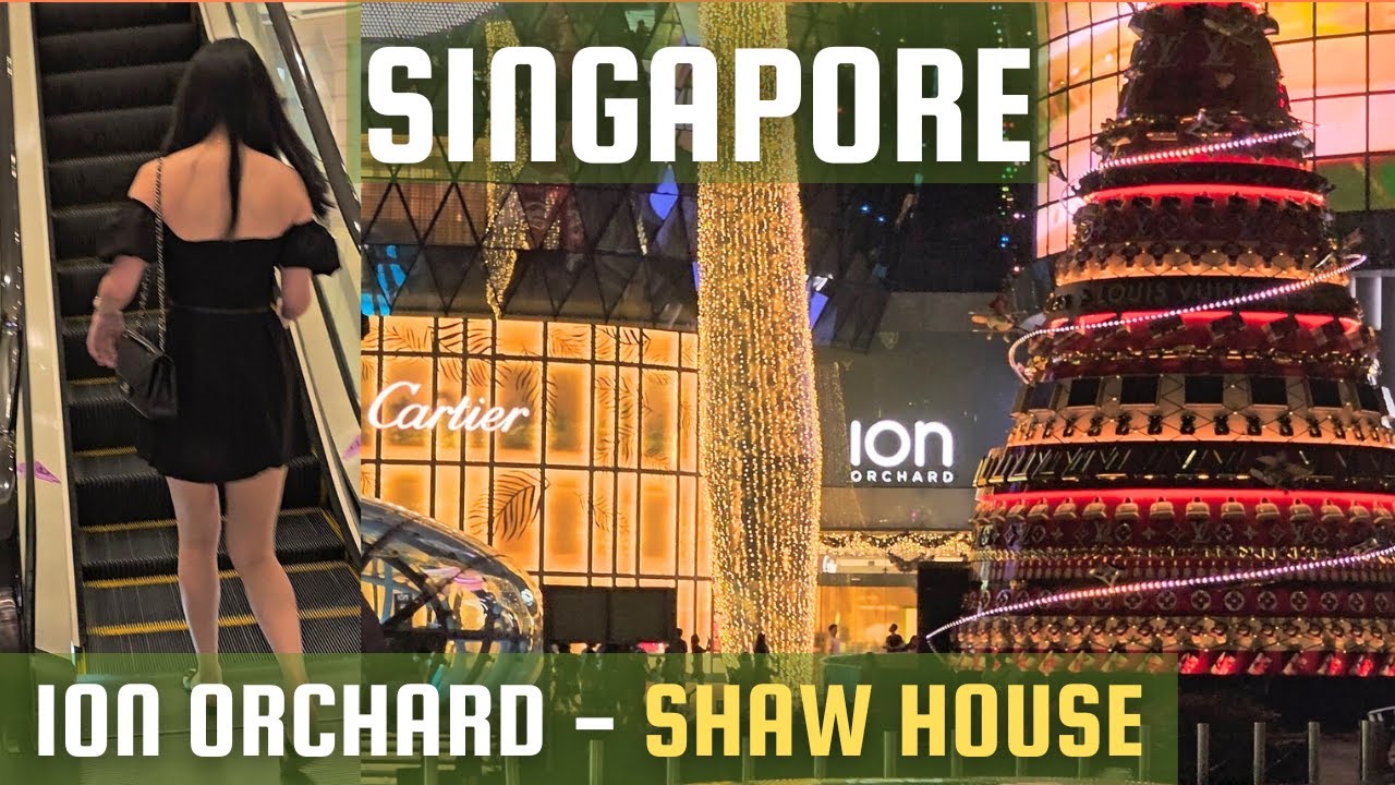 Walk from Orchard MRT ION to Shaw House !!