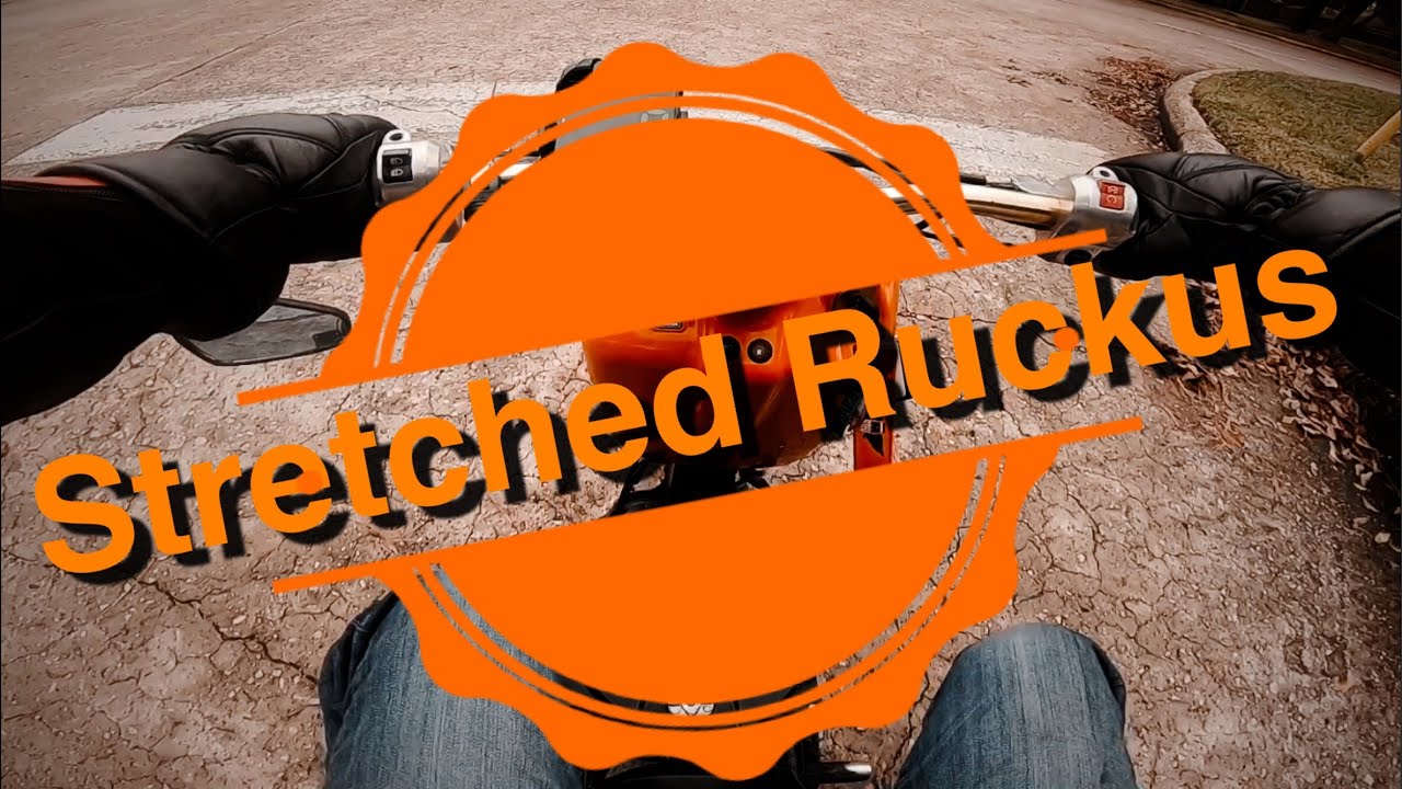 Stretched Honda Ruckus : First ride and first impressions