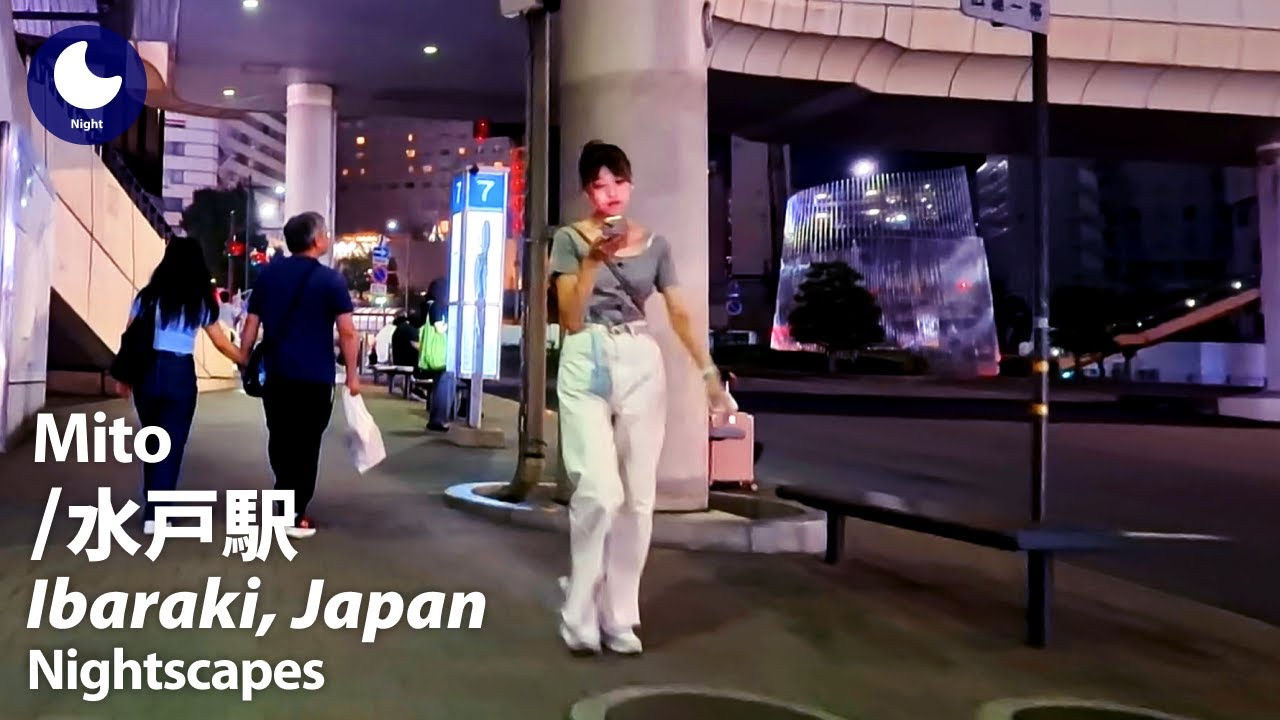 ⁴ᴷ Ibaraki: Mito Station (茨城県: 水戸駅) - Japan Walking Tour (September, 2024)