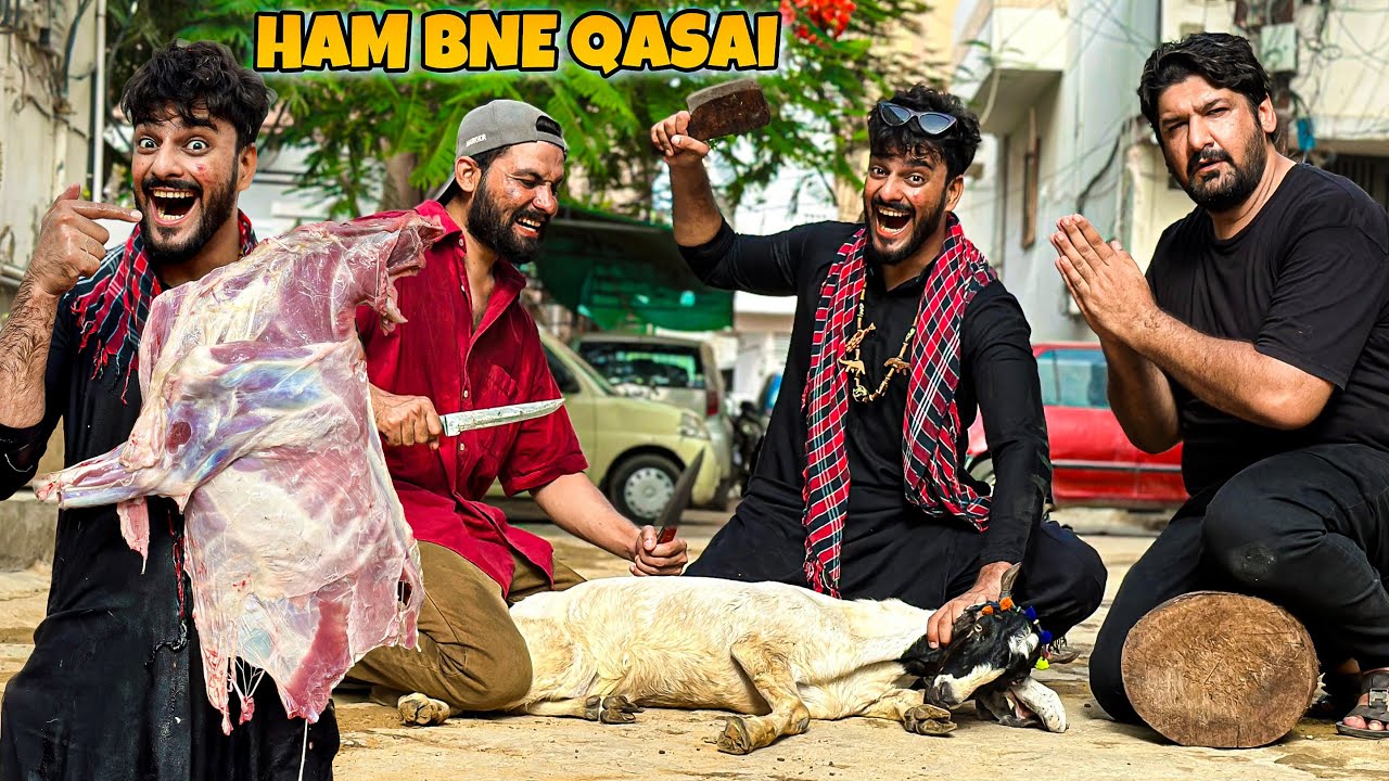 HAM BNE QASAI😍 | ALHAMDULILLAH 2 BAKRE QURBAN KARDIE | BAKRA EID VLOG