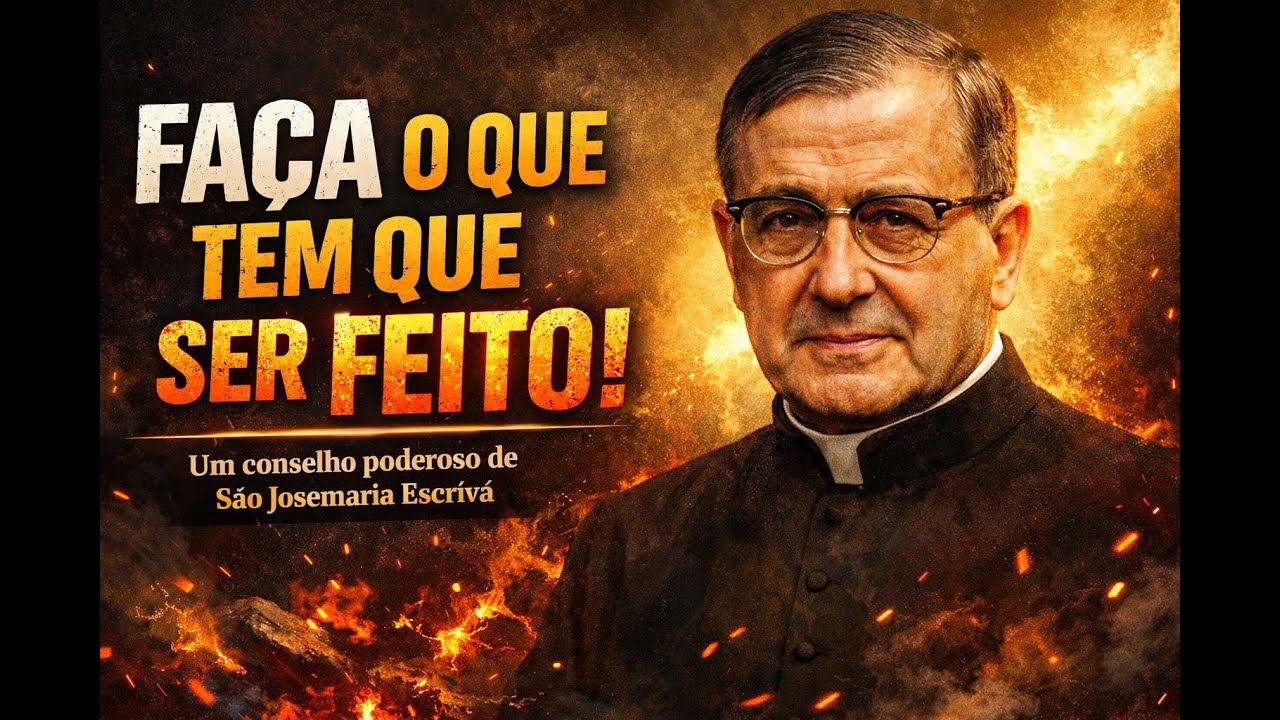 FAÇA O QUE TEM QUE SER FEITO! Um #conselho #poderoso de São Josemaria Escrivá