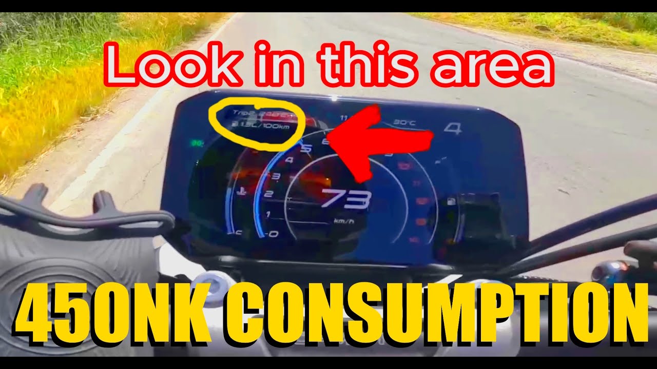 CFMOTO 450cc Engine Live Consumption Test in Town Highways 2024
