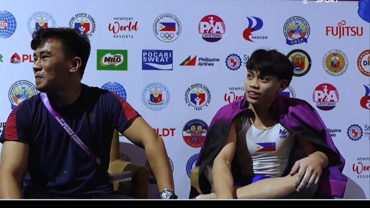 Eldrew Yulo Vault 4th Place Display. Only Asian in  Vt Finals : World Jr Gymnastics Champ 2025